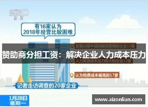 赞助商分担工资：解决企业人力成本压力